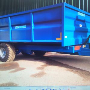 10 Ton 16'x8x'42" with HD Door on 400x60x15.5